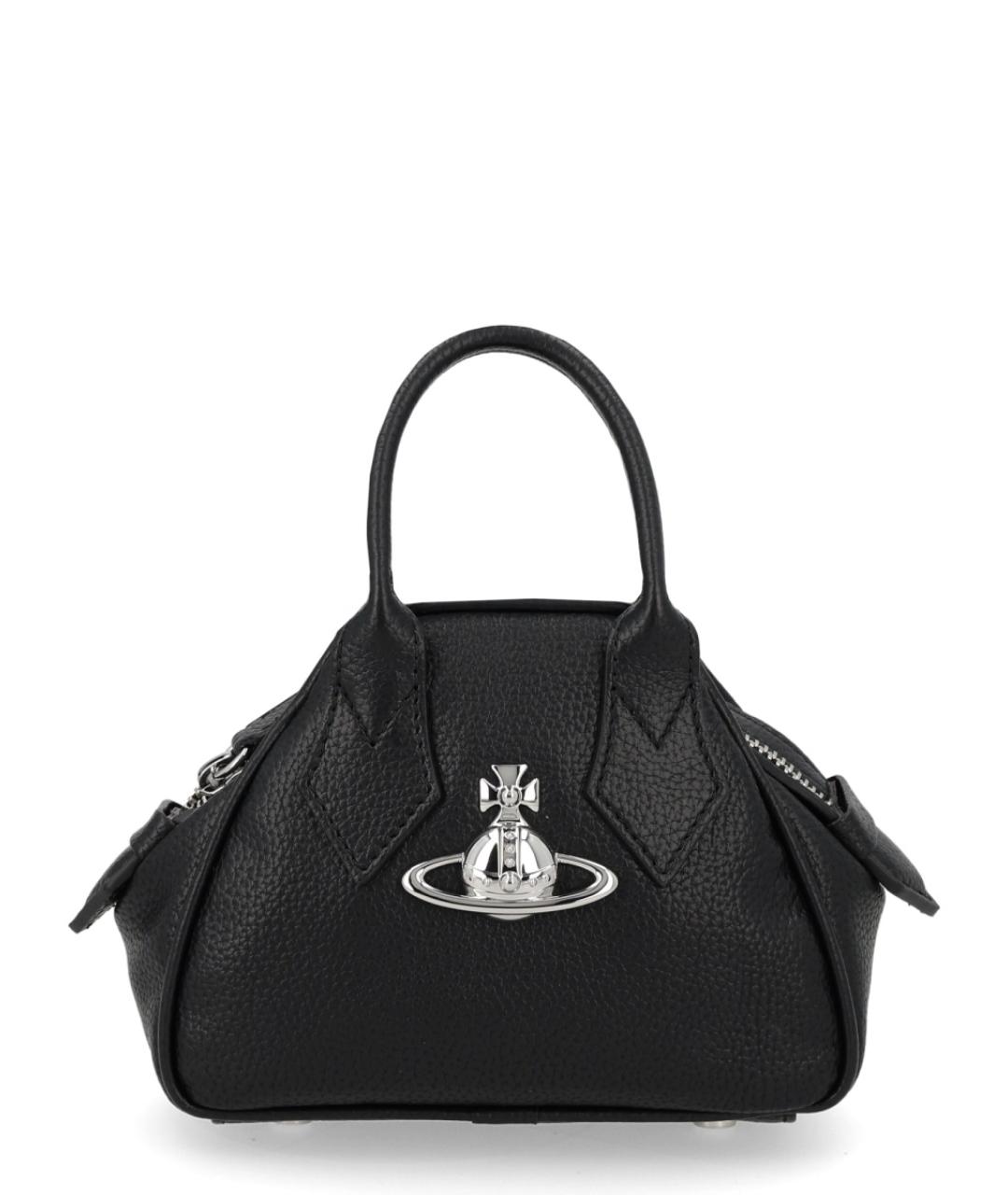 VIVIENNE WESTWOOD Черная сумка через плечо из искусственной кожи, фото 1