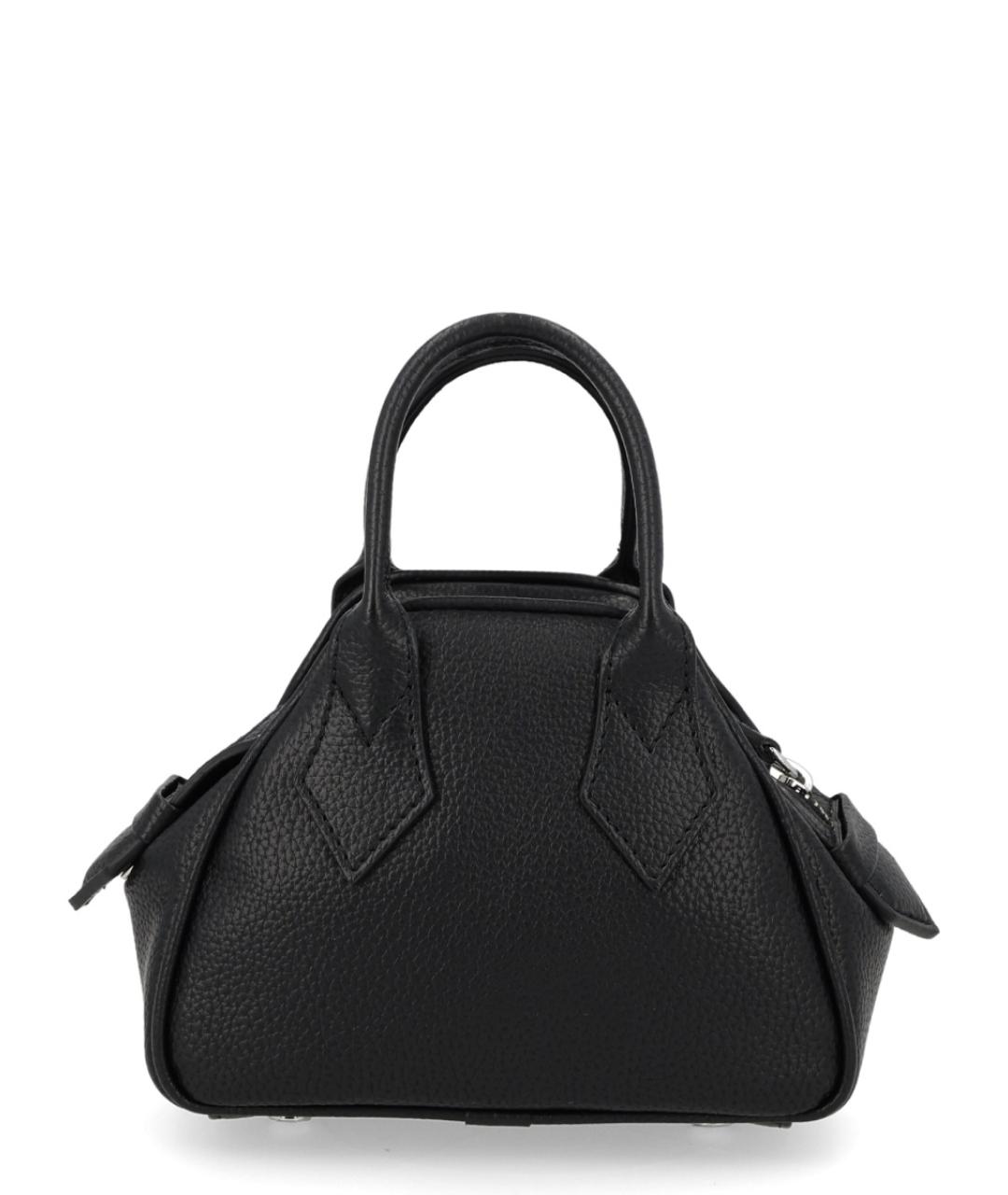 VIVIENNE WESTWOOD Черная сумка через плечо из искусственной кожи, фото 3