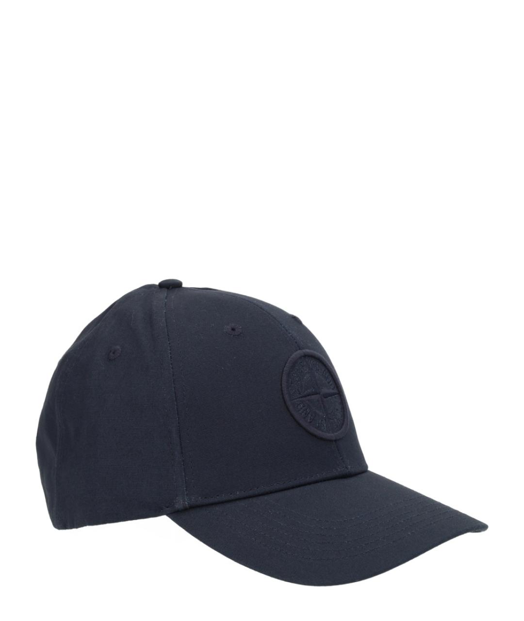 STONE ISLAND Синяя хлопковая кепка/бейсболка, фото 3