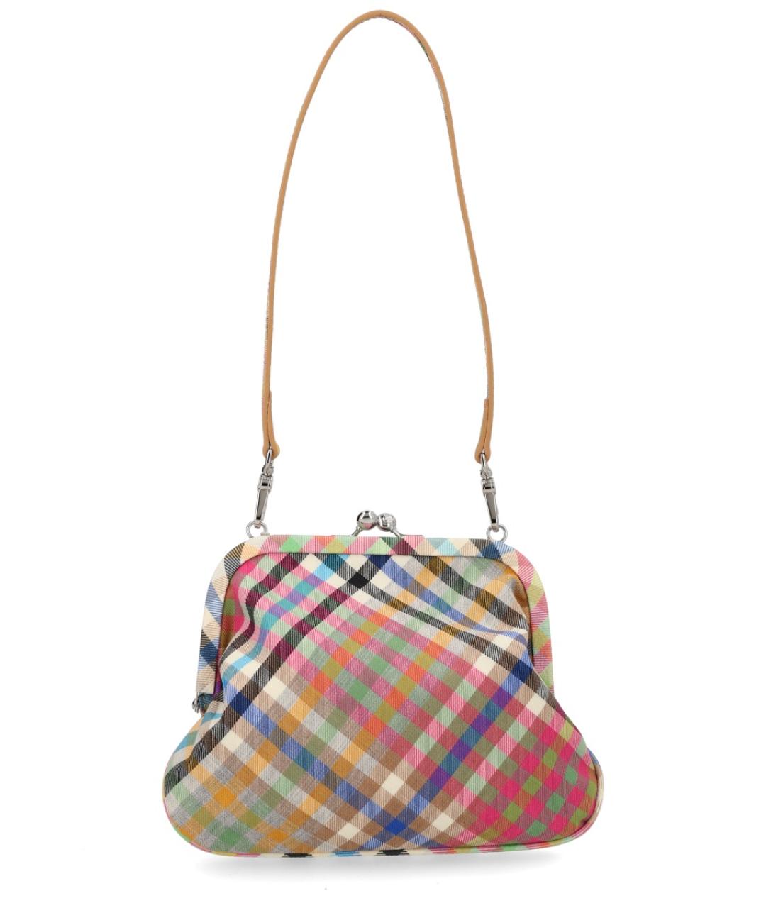 VIVIENNE WESTWOOD Мульти шерстяная сумка через плечо, фото 3