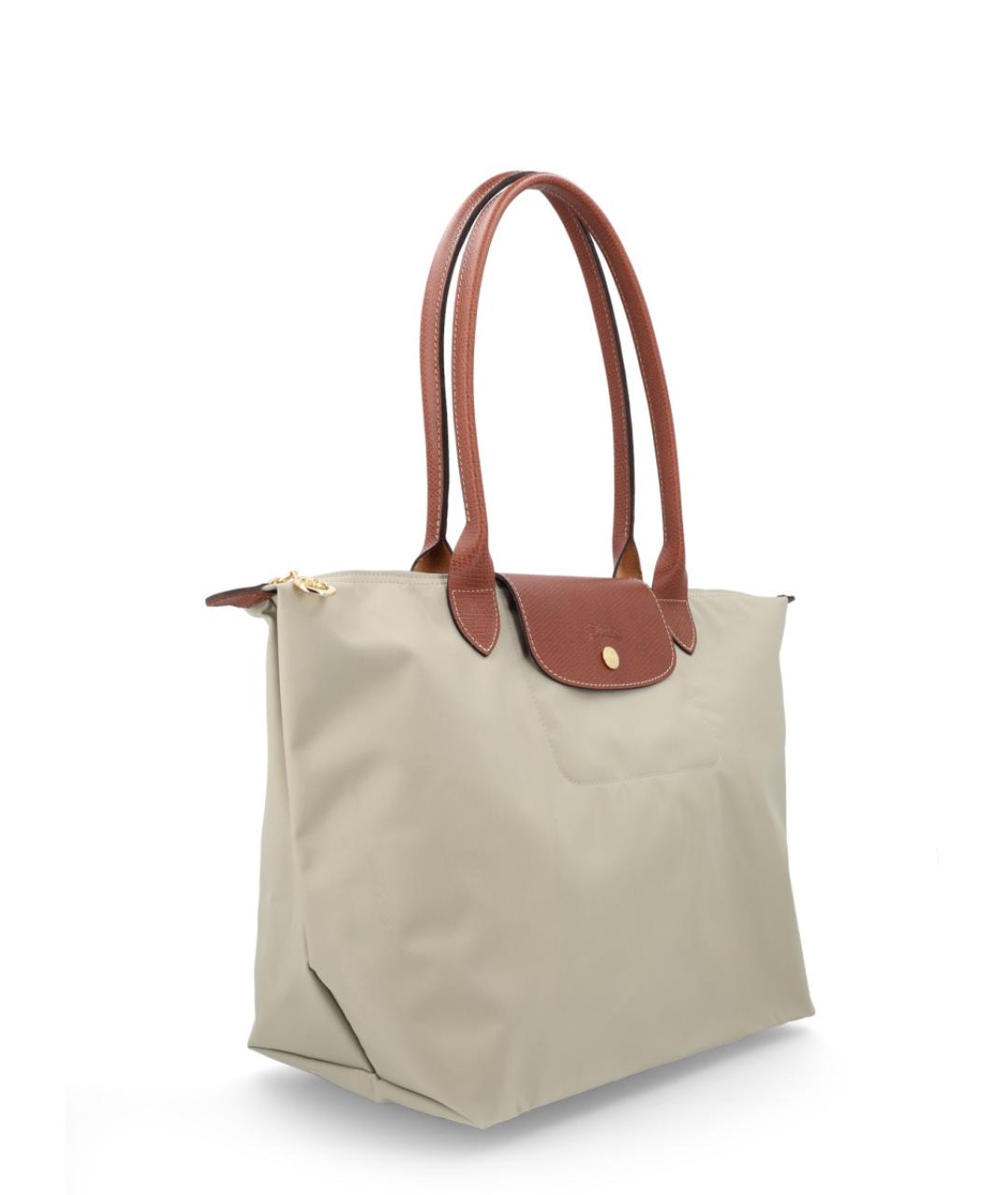 LONGCHAMP Серая сумка тоут, фото 2