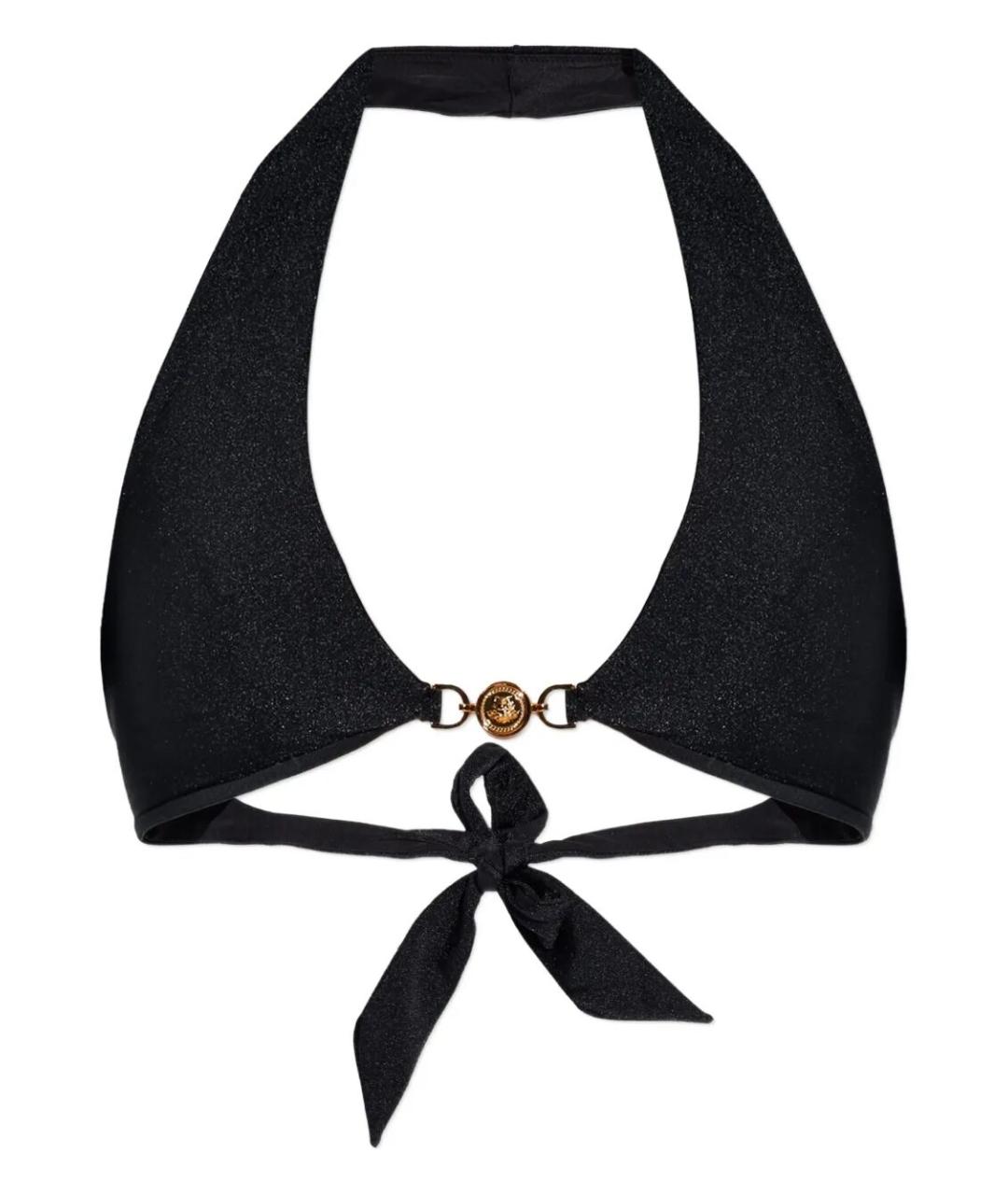 VERSACE Черный полиамидовый купальник, фото 2