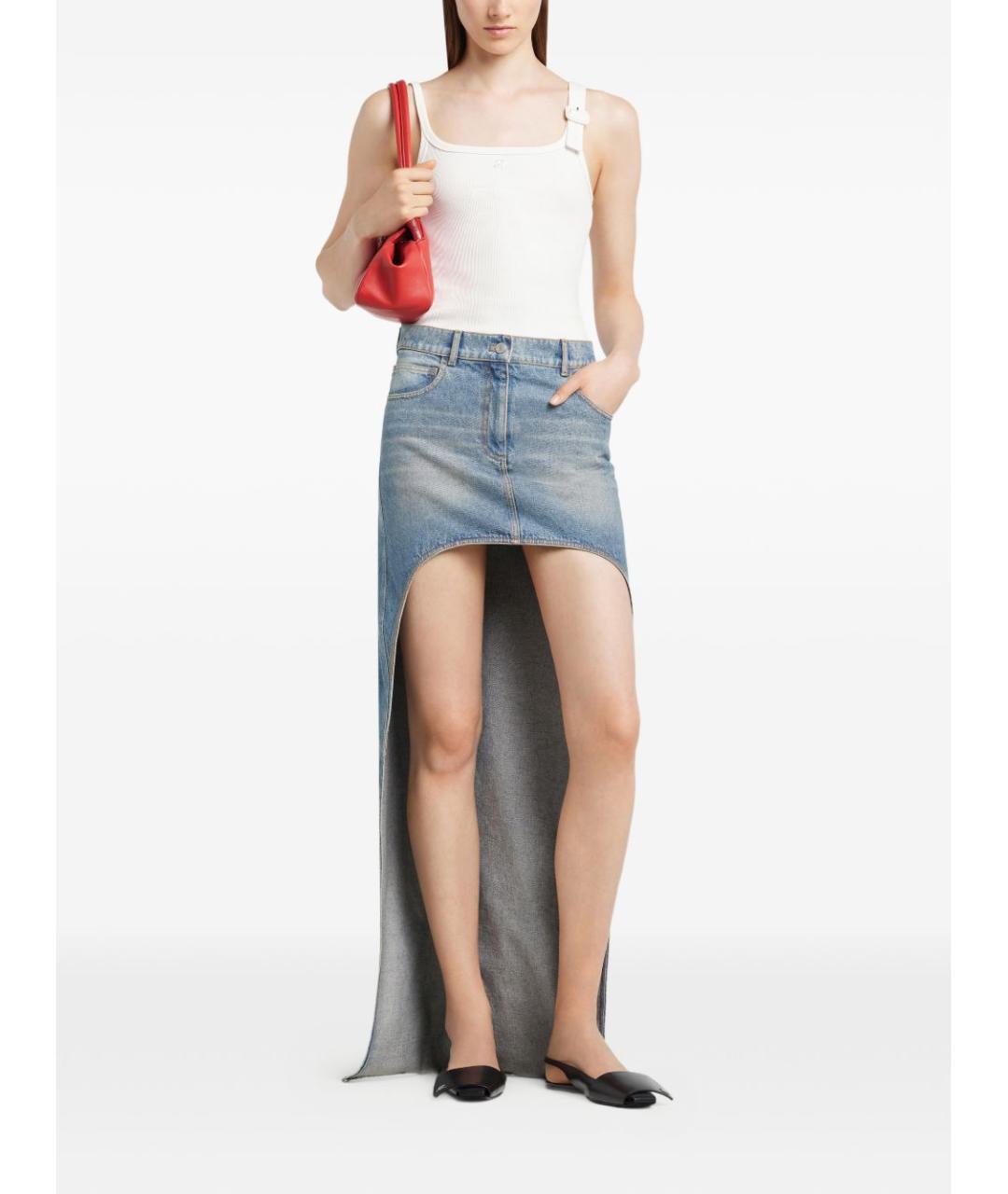 COURREGES Белая хлопковая майка, фото 2