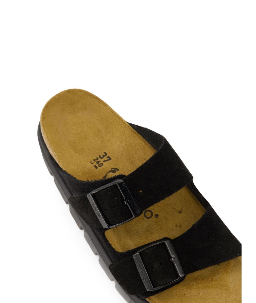 BIRKENSTOCK Черные замшевые сандалии, фото 2