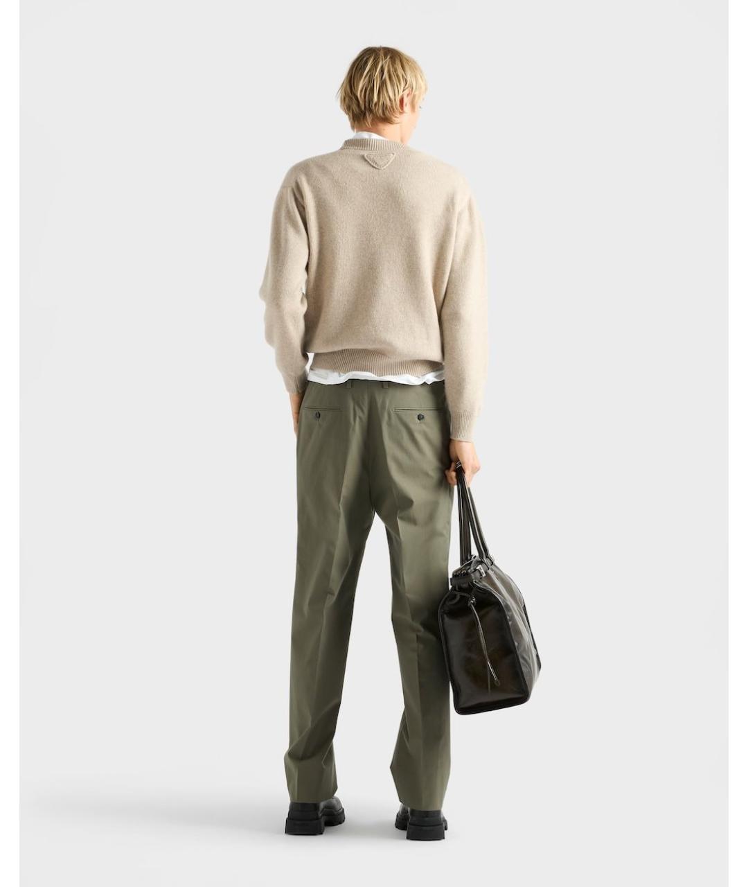 PRADA Бежевый кашемировый джемпер / свитер, фото 4