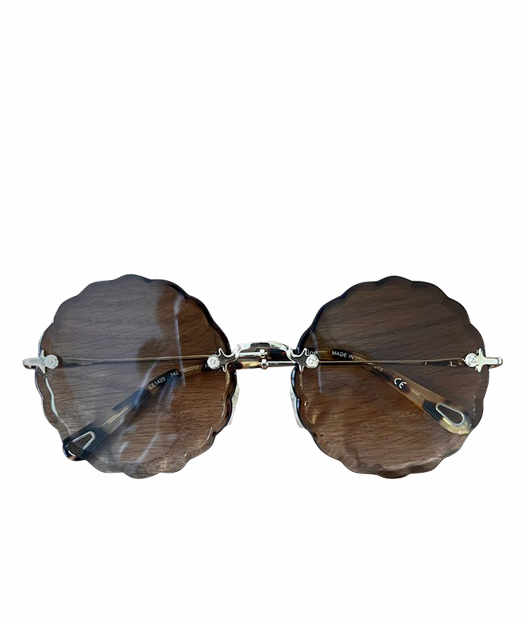 CHLOE Коричневые солнцезащитные очки, фото 1