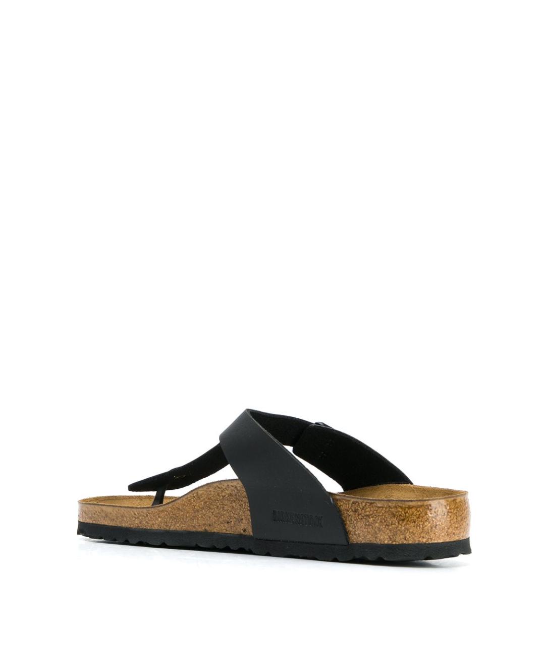 BIRKENSTOCK Черные кожаные сандалии, фото 3