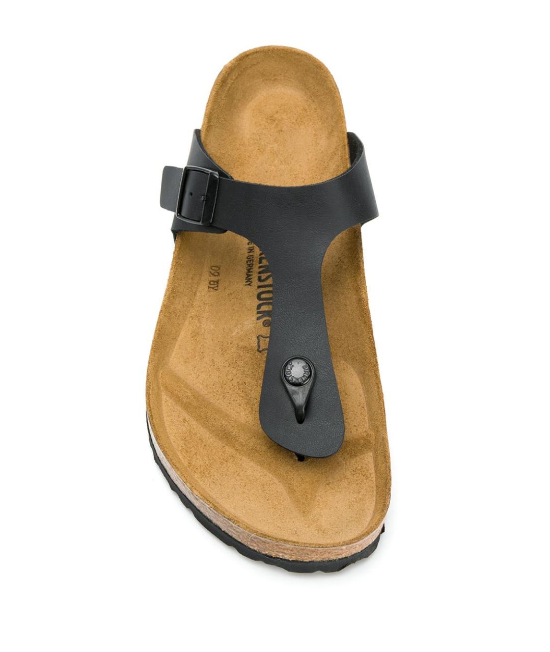 BIRKENSTOCK Черные кожаные сандалии, фото 2