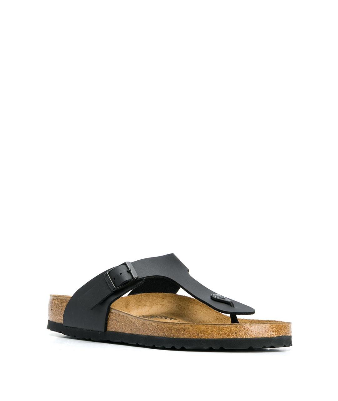 BIRKENSTOCK Черные кожаные сандалии, фото 4