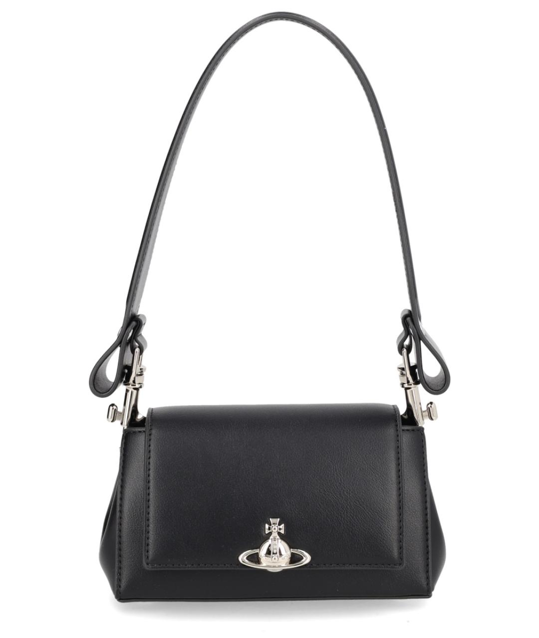 VIVIENNE WESTWOOD Черная синтетическая сумка через плечо, фото 1