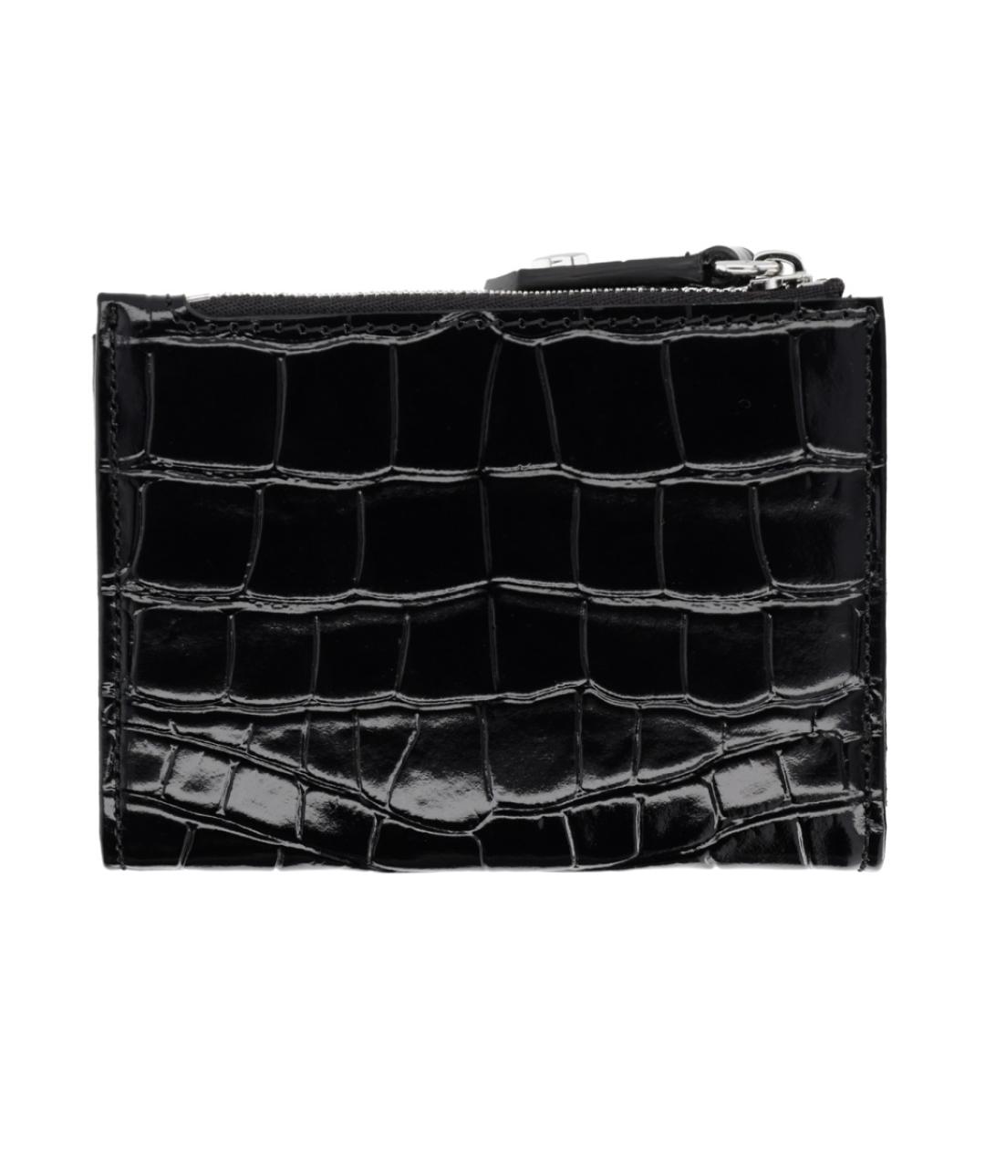 VIVIENNE WESTWOOD Черный кожаный кардхолдер, фото 2