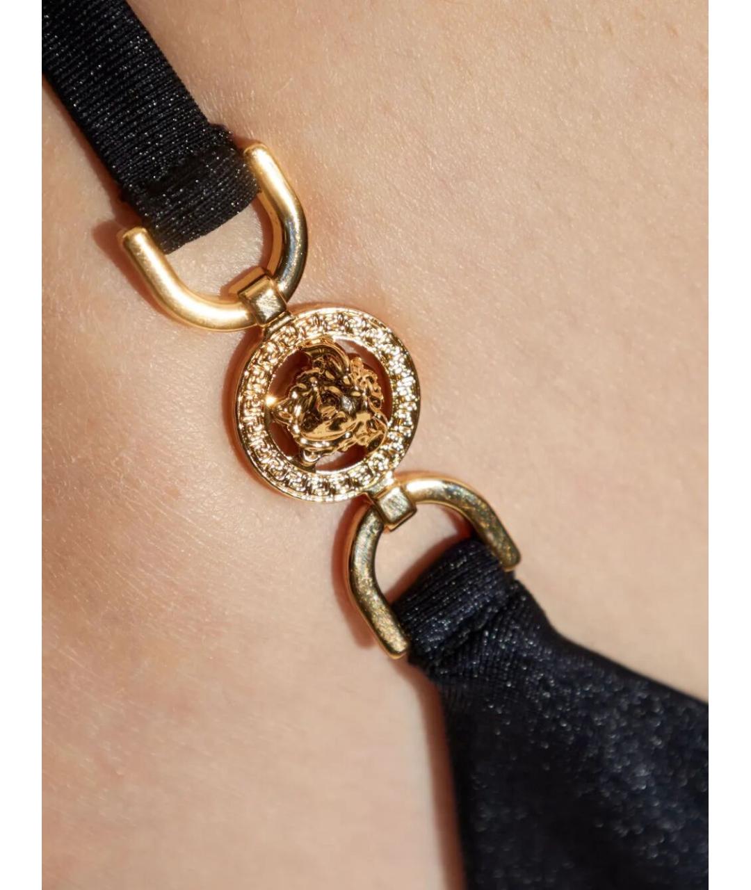 VERSACE Черный полиэстеровый купальник, фото 4