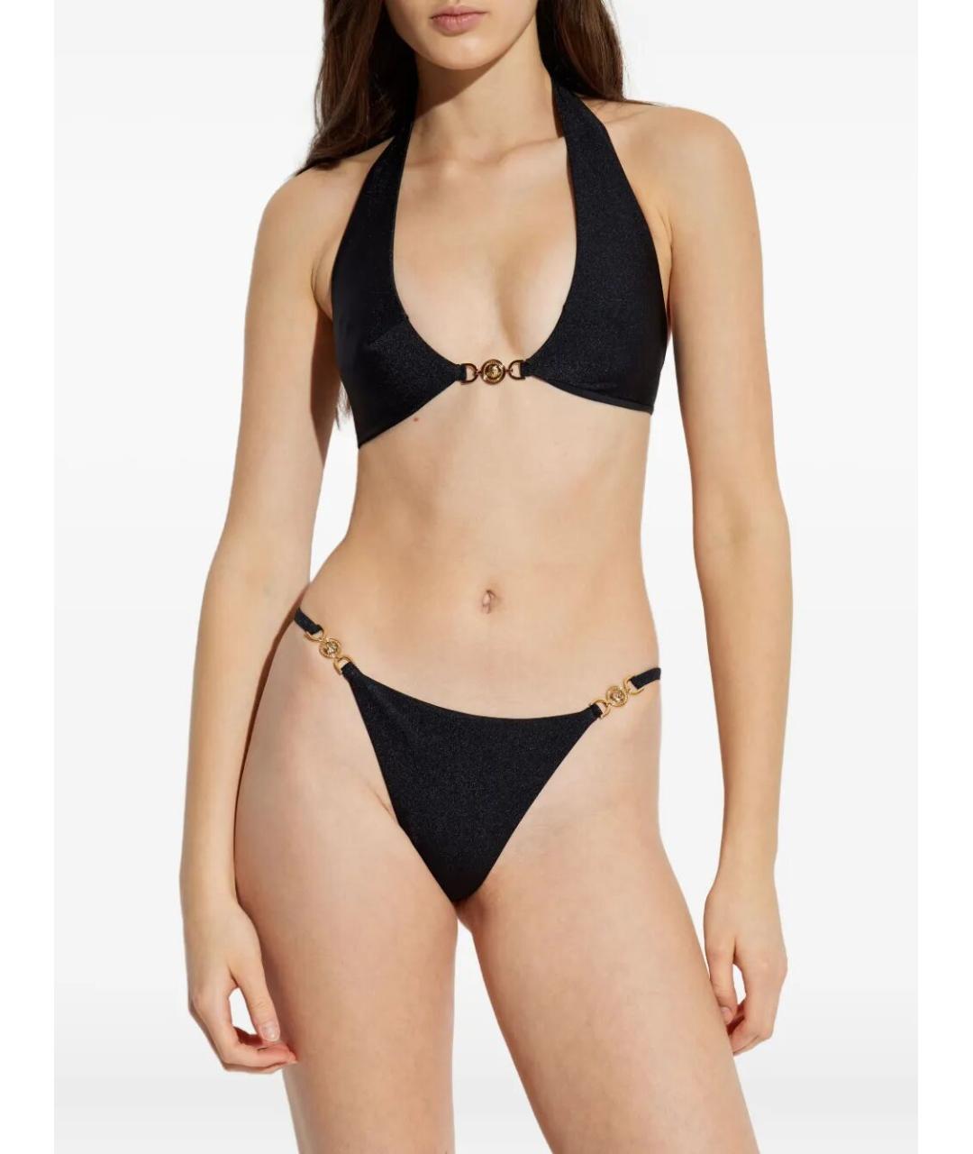 VERSACE Черный полиэстеровый купальник, фото 5