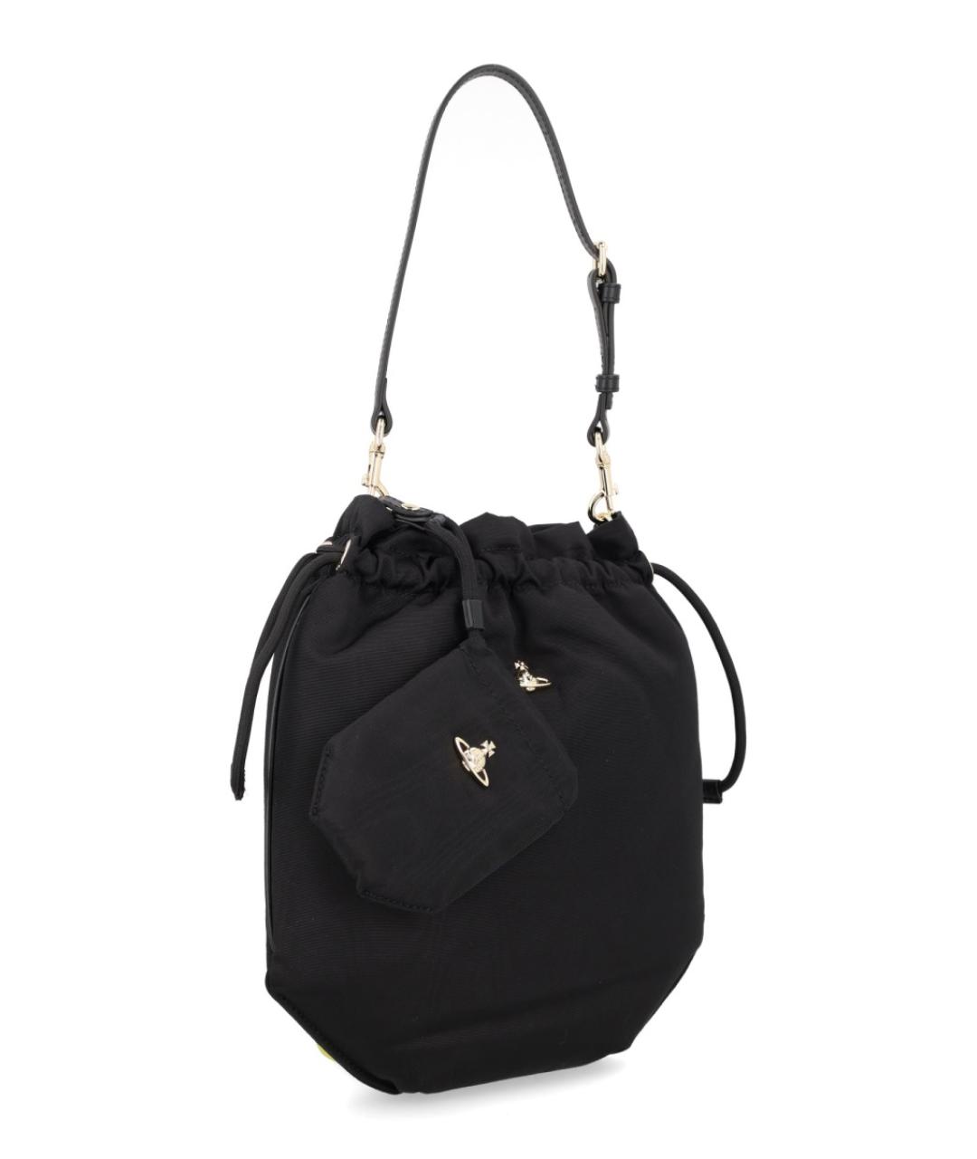 VIVIENNE WESTWOOD Черная сумка через плечо, фото 2