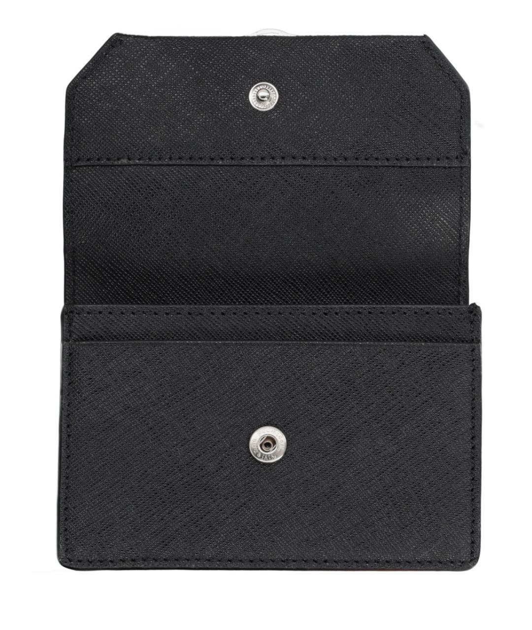 VIVIENNE WESTWOOD Черный кожаный кардхолдер, фото 3