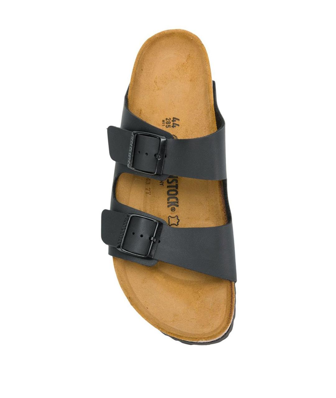 BIRKENSTOCK Черные кожаные сандалии, фото 4
