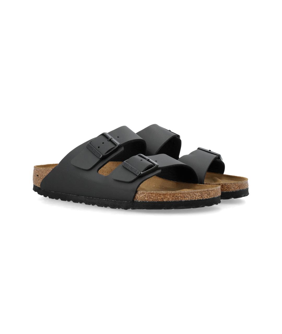BIRKENSTOCK Черные кожаные сандалии, фото 2