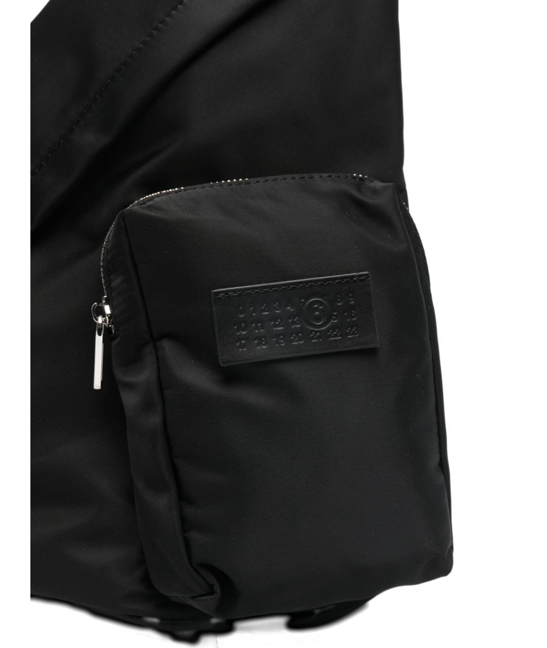 MM6 MAISON MARGIELA Черная синтетическая сумка через плечо, фото 3