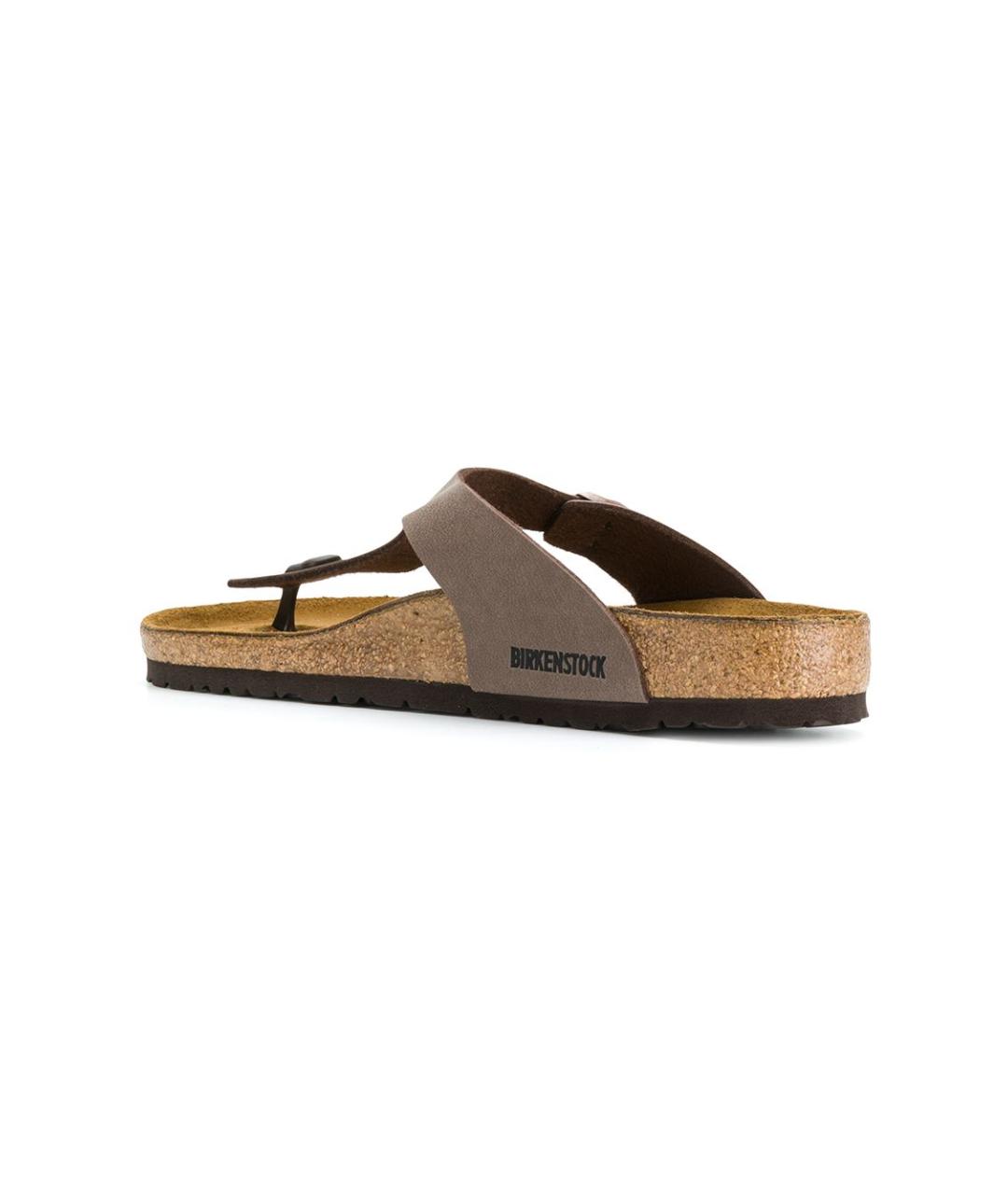 BIRKENSTOCK Коричневые замшевые сандалии, фото 3