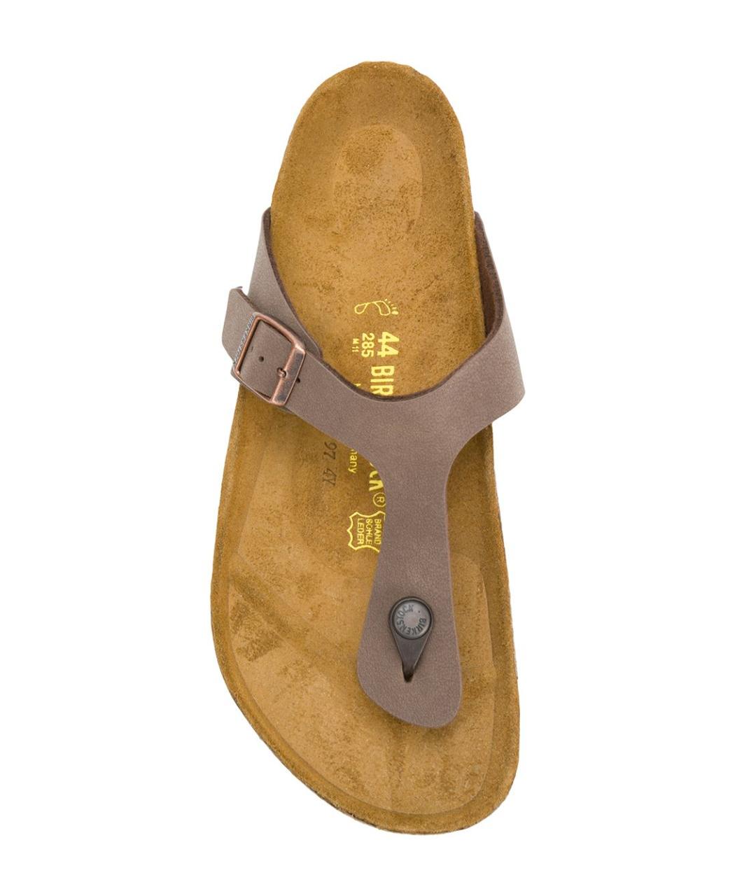 BIRKENSTOCK Коричневые замшевые сандалии, фото 4