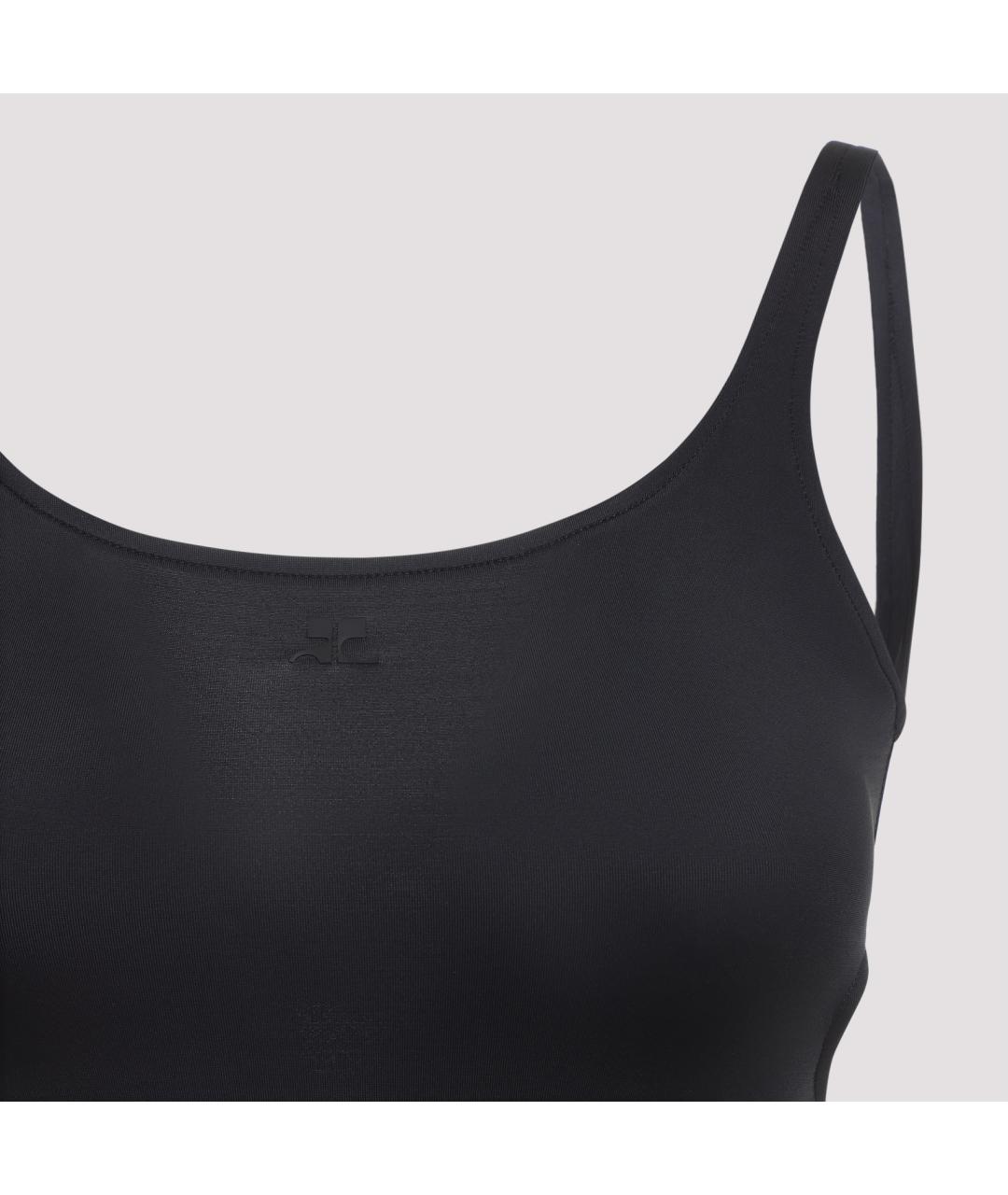 COURREGES Черный полиамидовый купальник, фото 4