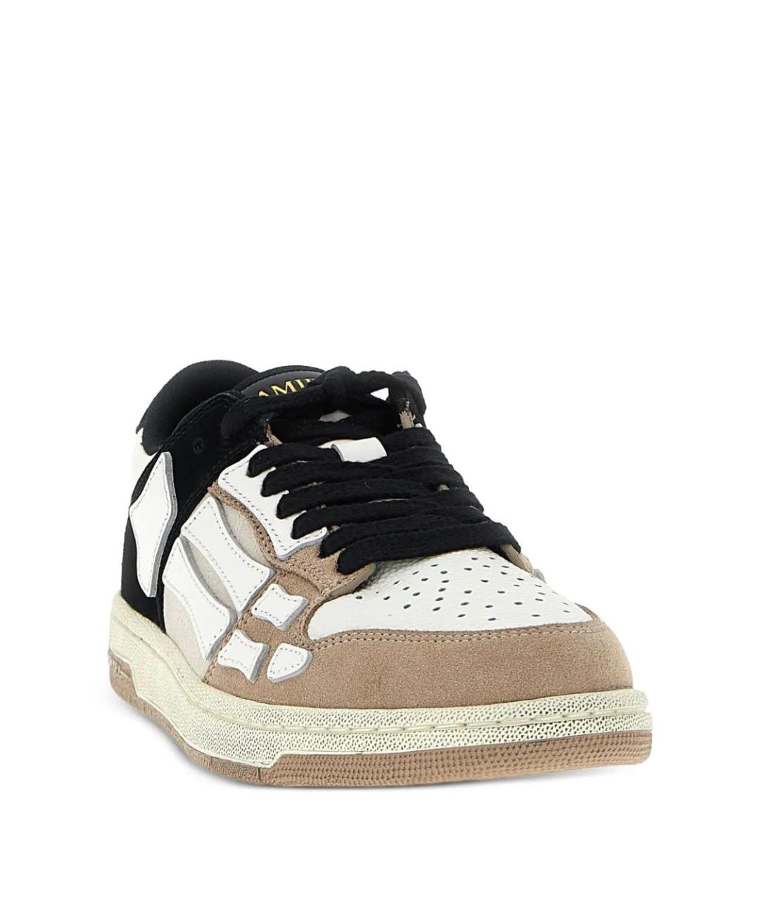 AMIRI Мульти кожаные низкие кроссовки / кеды, фото 2