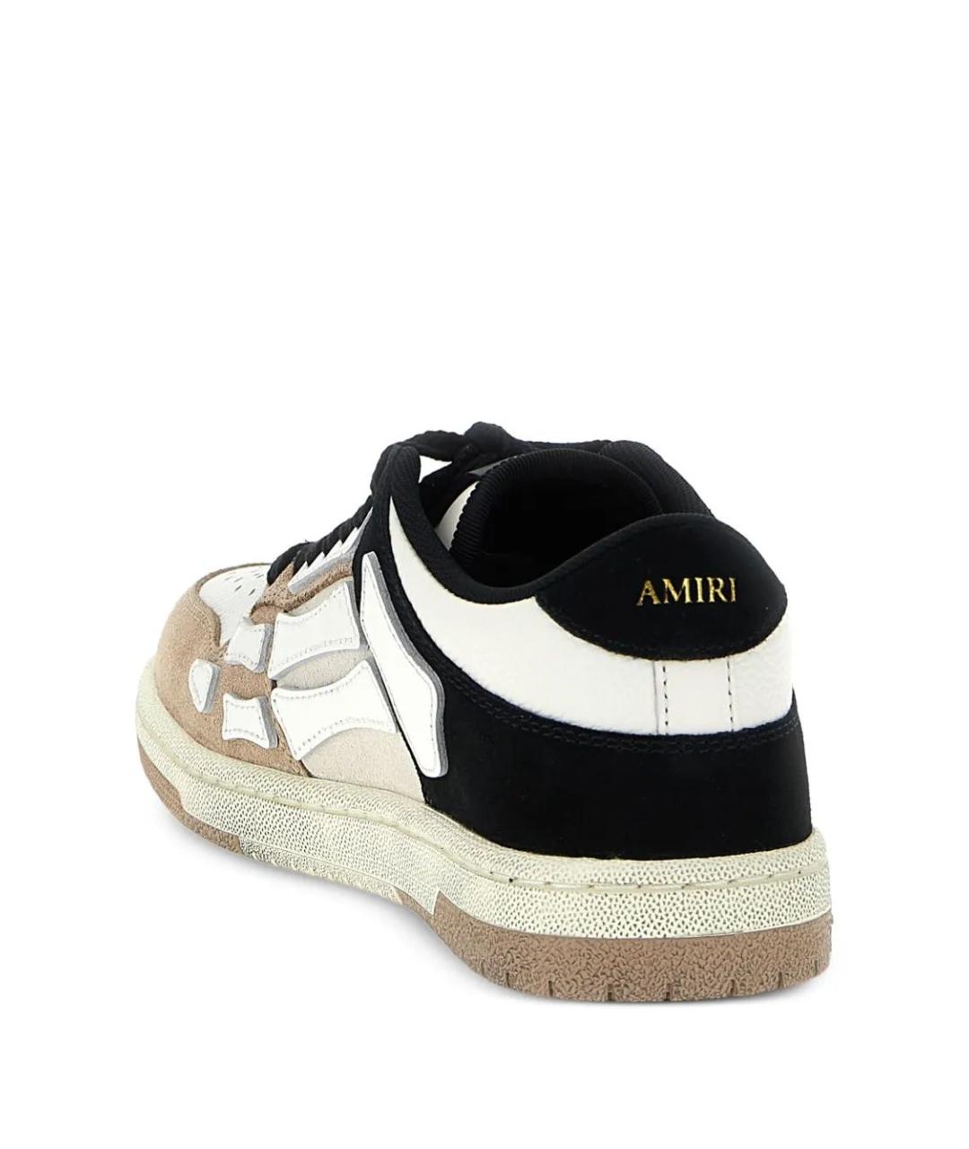 AMIRI Мульти кожаные низкие кроссовки / кеды, фото 3
