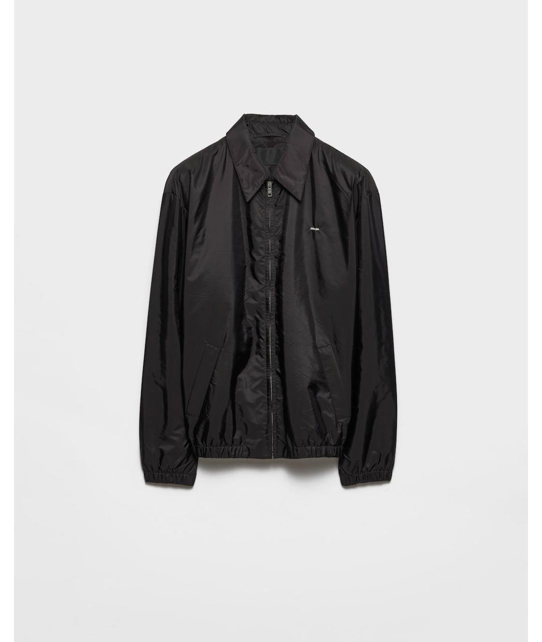 PRADA Черная полиамидовая куртка, фото 6