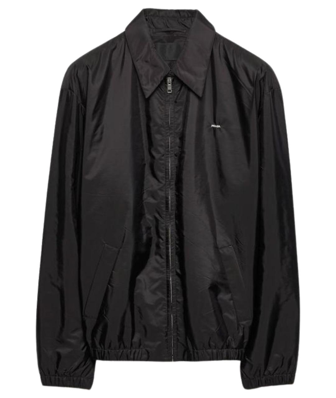 PRADA Черная полиамидовая куртка, фото 1