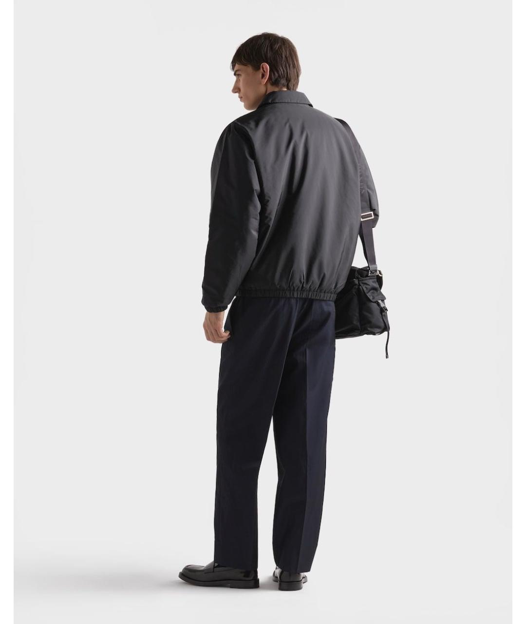 PRADA Черная полиамидовая куртка, фото 4