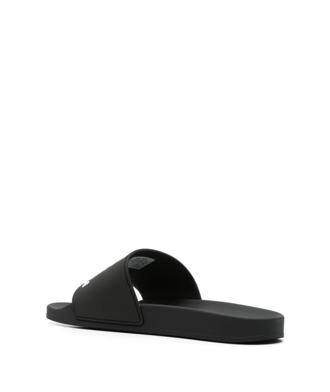 BALENCIAGA Черные шлепанцы, фото 4