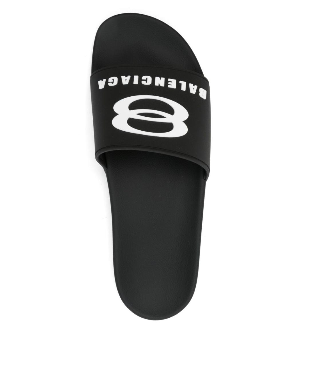 BALENCIAGA Черные шлепанцы, фото 2