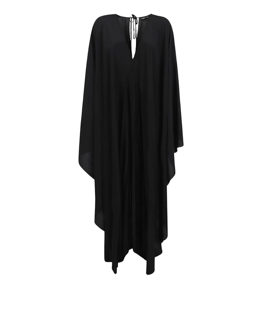 TOM FORD Черная шелковая туника, фото 1
