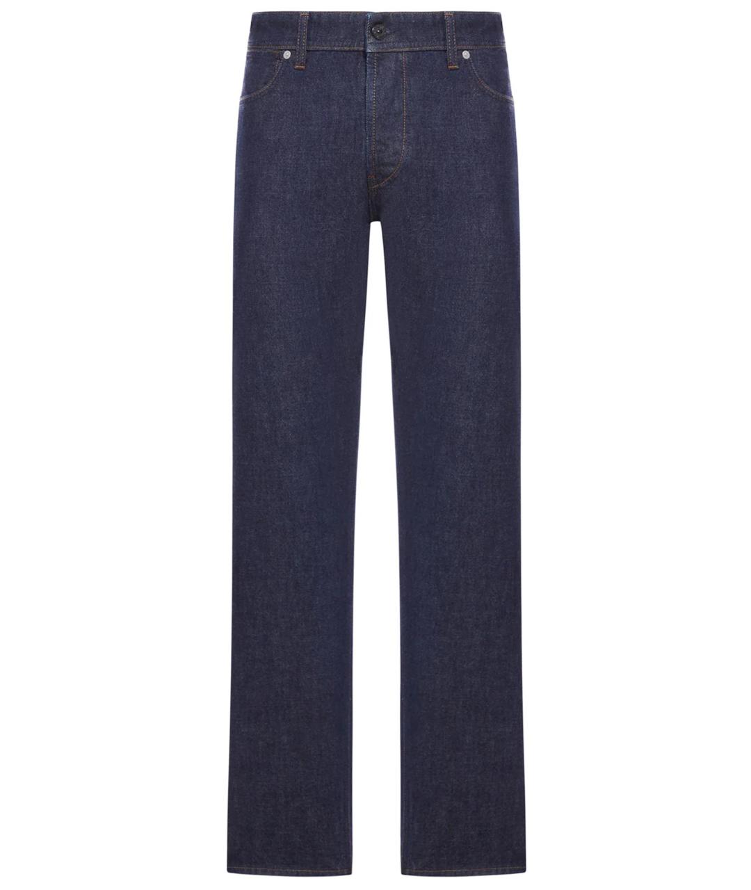 STONE ISLAND Синие хлопковые повседневные брюки, фото 1