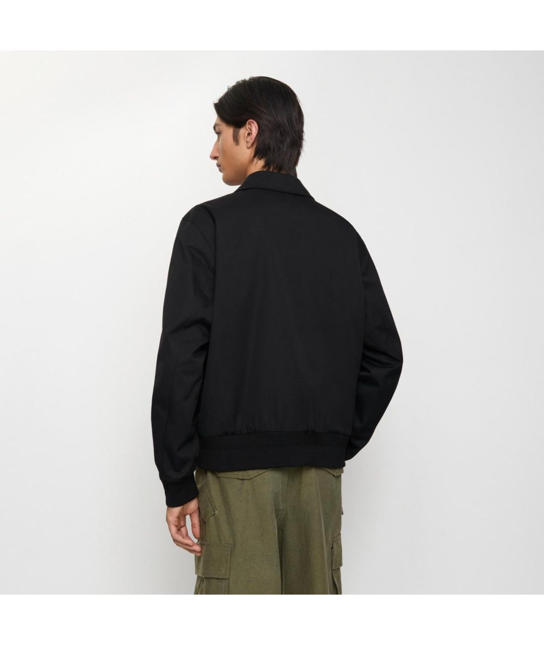 BURBERRY Черная хлопковая куртка, фото 4