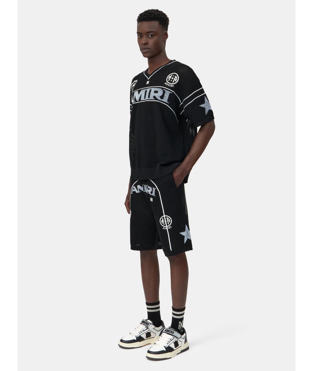 AMIRI Черная вискозная футболка, фото 3