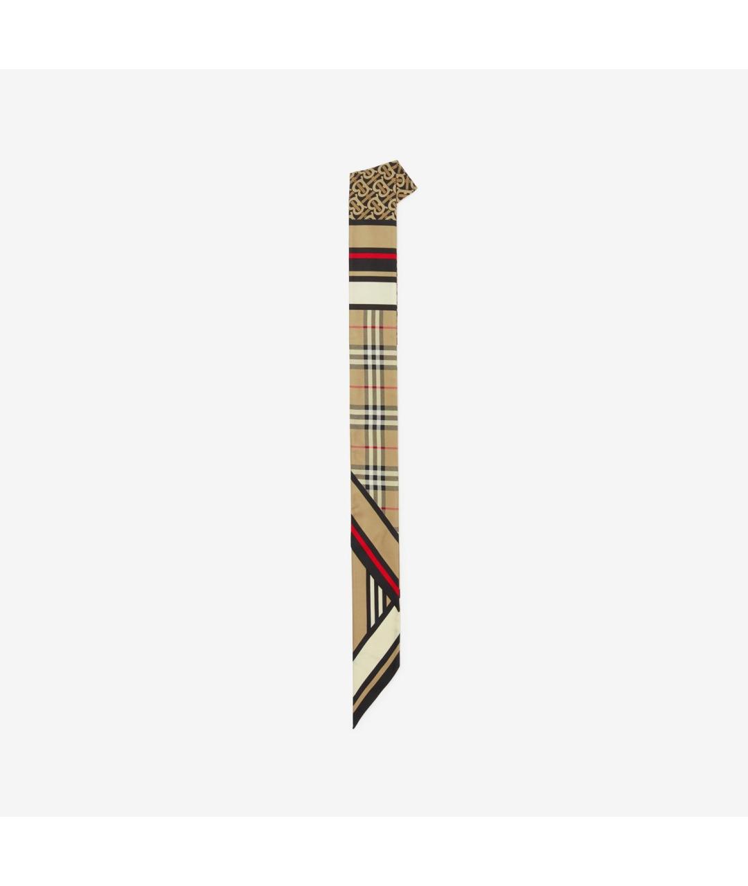 BURBERRY Мульти шелковый шарф, фото 3