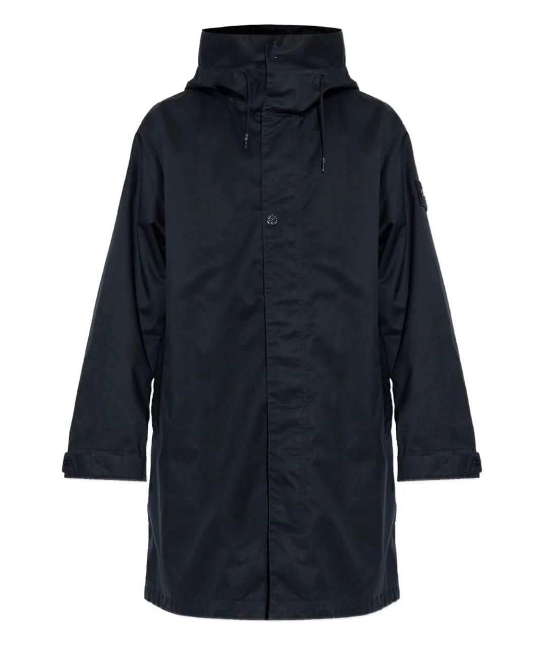 STONE ISLAND Синяя шерстяная парка, фото 1