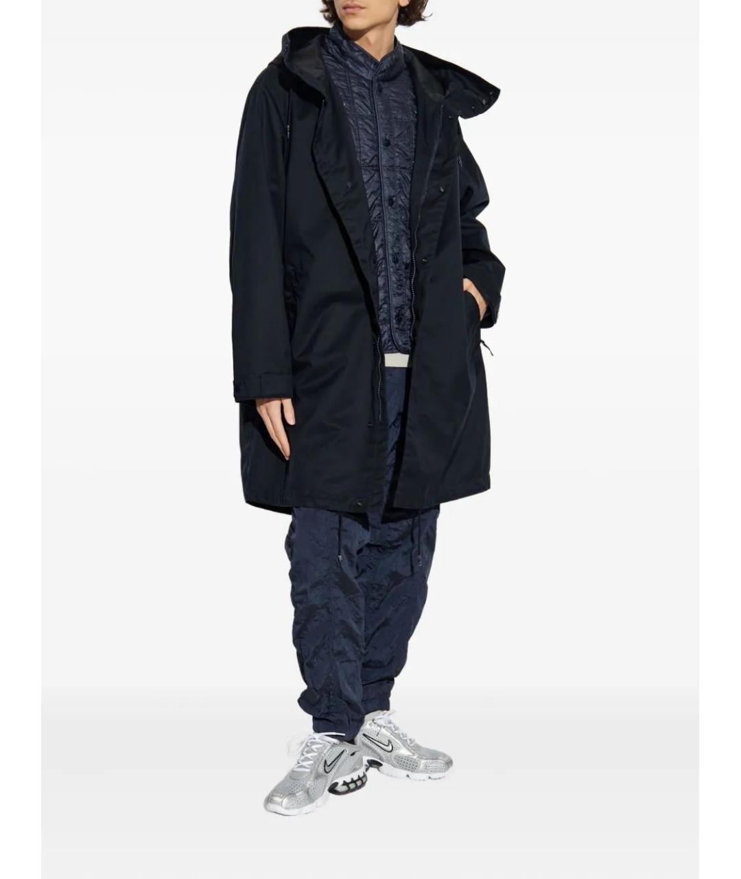 STONE ISLAND Синяя шерстяная парка, фото 2