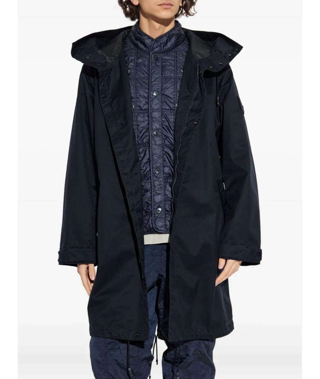 STONE ISLAND Синяя шерстяная парка, фото 3