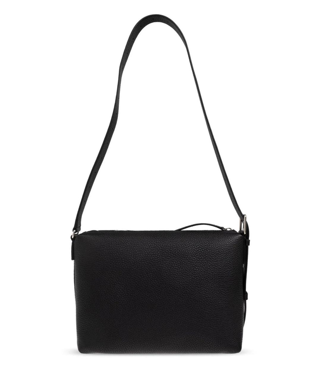 BALENCIAGA Черная кожаная сумка на плечо, фото 2