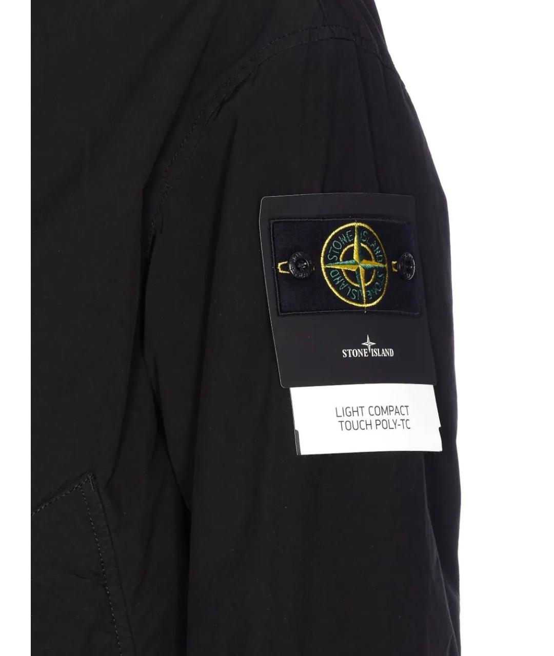 STONE ISLAND Черная куртка, фото 4