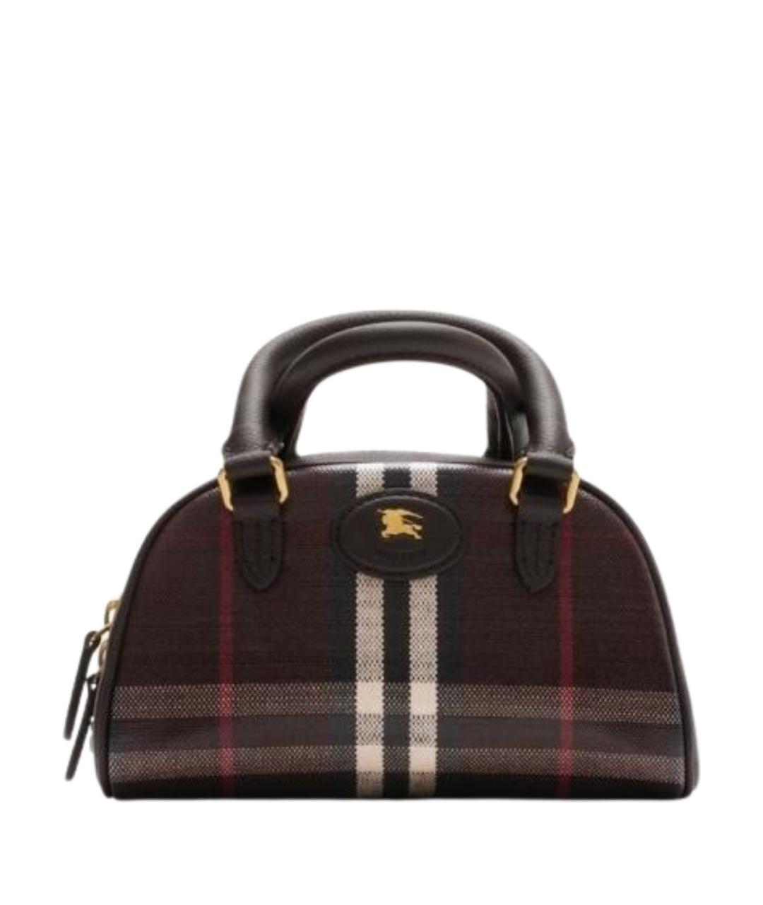 BURBERRY Бордовая сумка тоут, фото 1