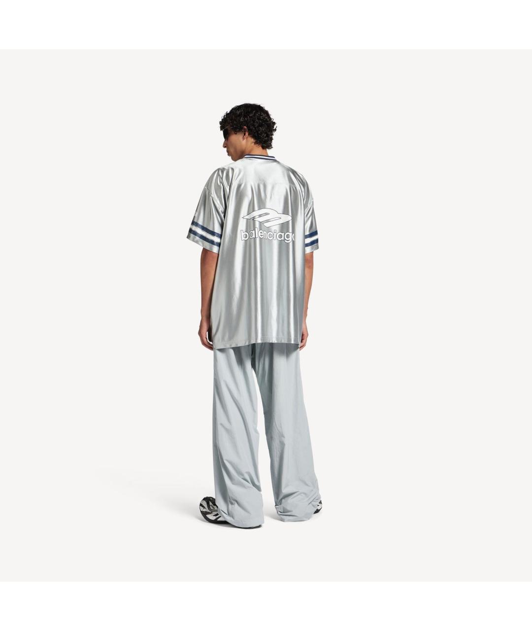 BALENCIAGA Серая футболка, фото 4