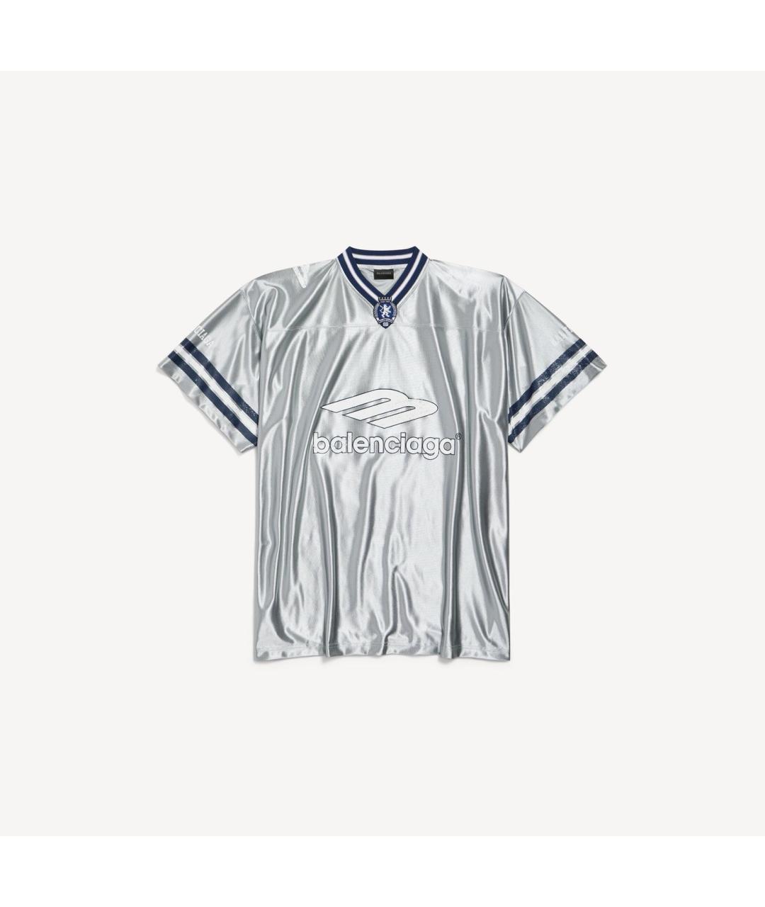 BALENCIAGA Серая футболка, фото 5
