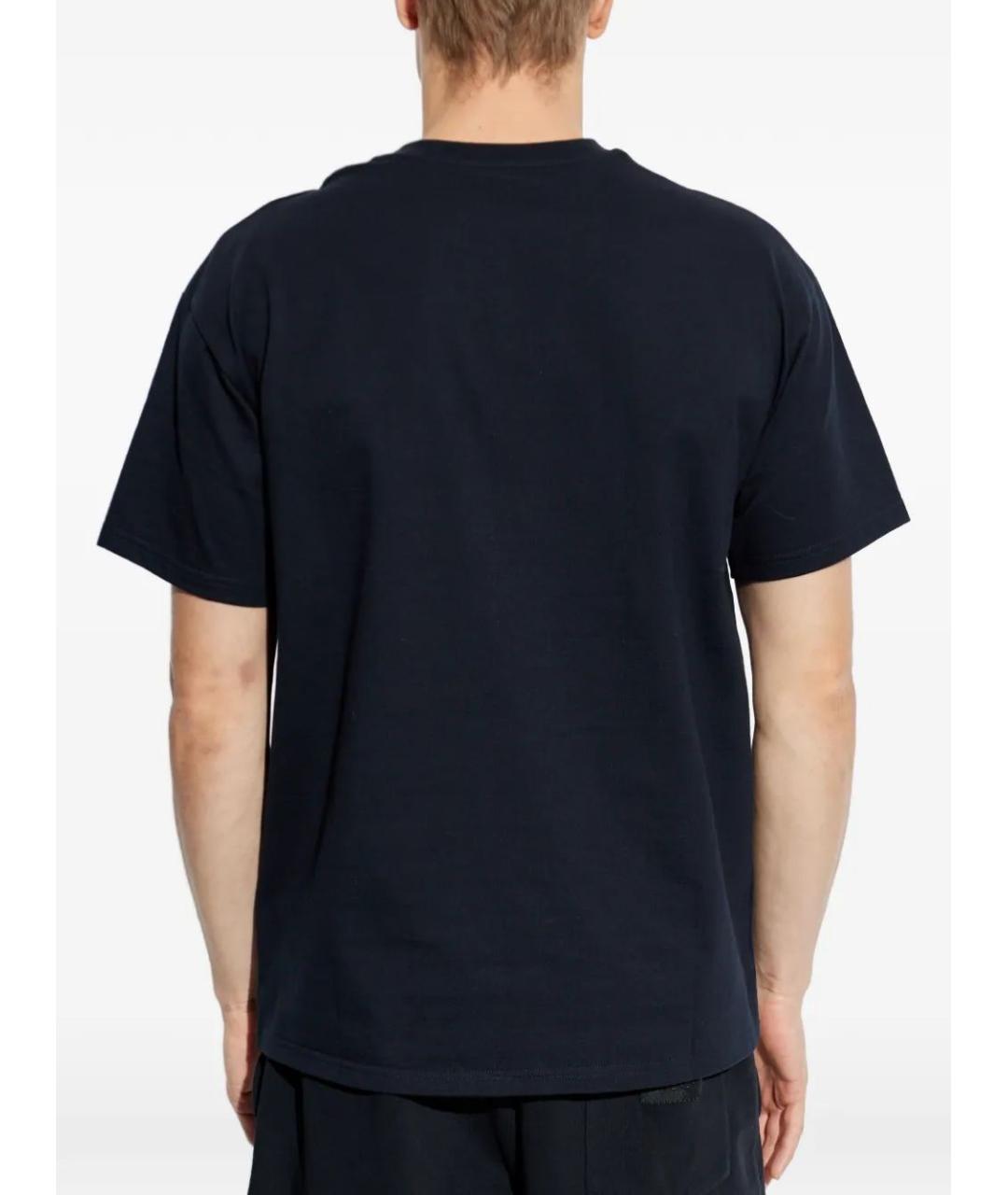 GIVENCHY Темно-синяя хлопковая футболка, фото 4