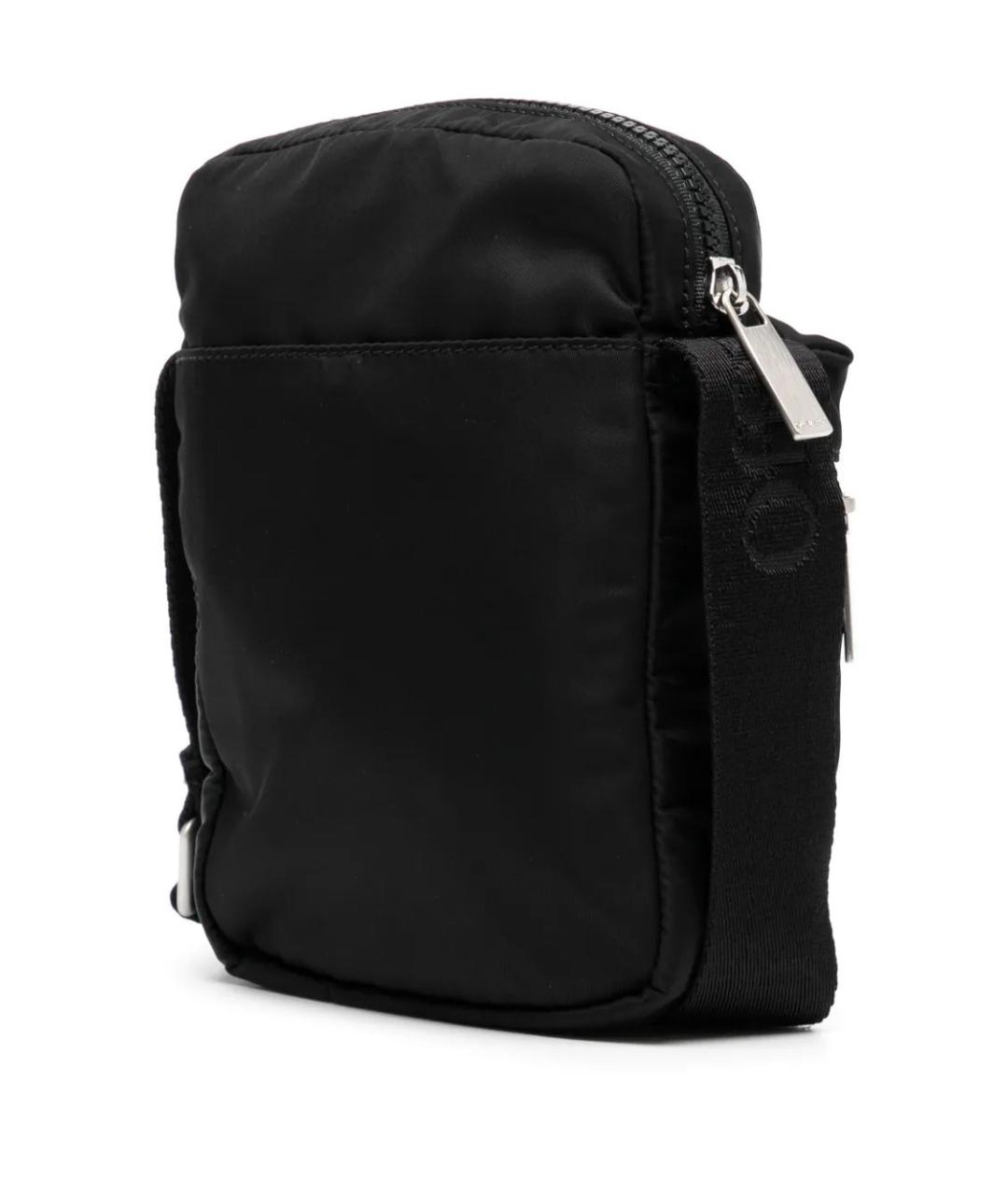 OFF-WHITE Черная синтетическая сумка на плечо, фото 3