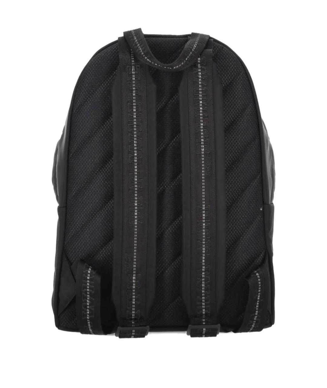 OFF-WHITE Черный кожаный рюкзак, фото 2