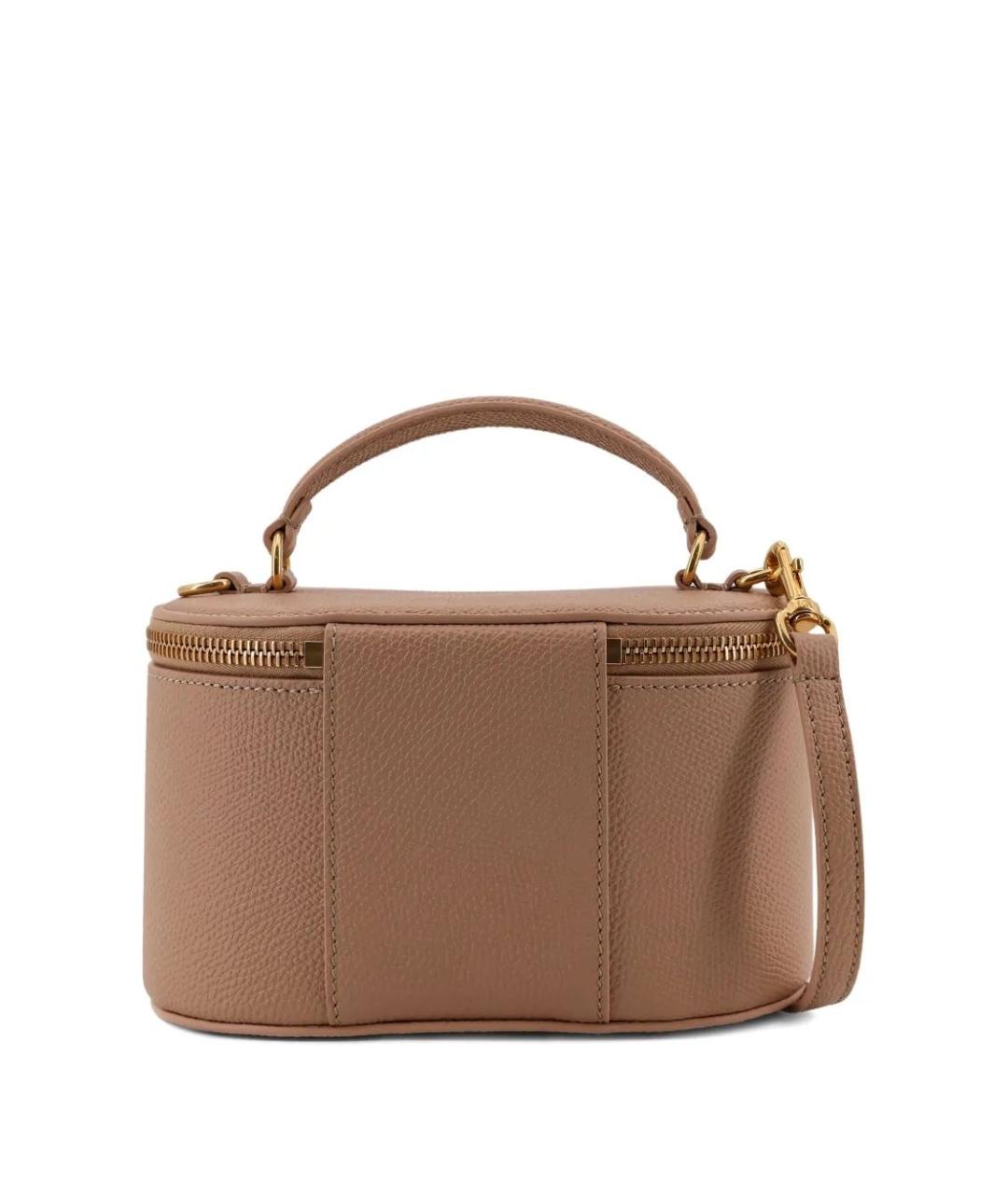 VALENTINO Розовая кожаная сумка с короткими ручками, фото 2