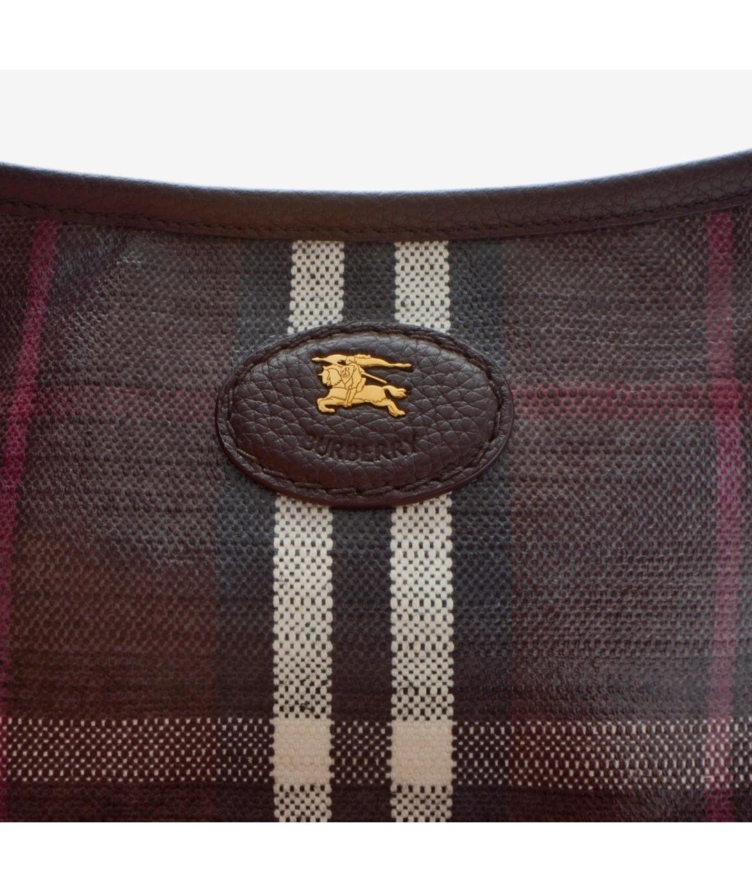 BURBERRY Мульти хлопковая сумка через плечо, фото 4